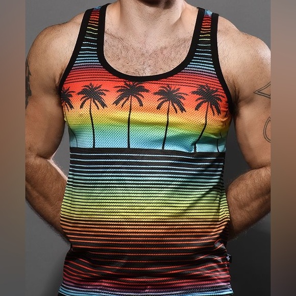 Sunset Mesh Tank - Picture 3 of 7